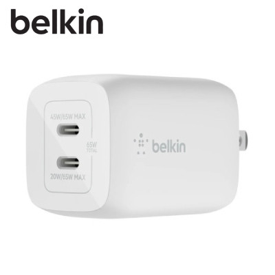 Củ sạc Belkin GAN 65W PD PPS 2 cổng