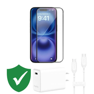 Combo VIP iPhone 15 cũ (Cốc 30W+Cáp C to C MOPHIE+Dán KINGBULL+VIP 1 đổi 1 12 Tháng)