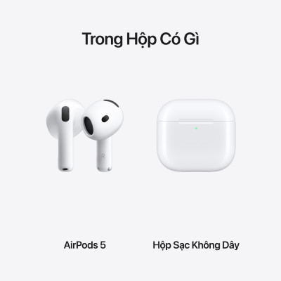 Tai nghe AirPods 5 với hộp sạc không dây 8