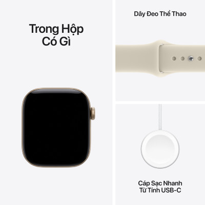Apple Watch Series 12 42mm GPS - Viền Nhôm, Dây Cao Su Size M/L 8