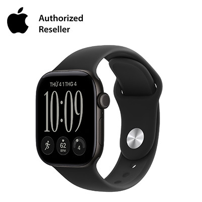 Apple Watch Series 12 42mm GPS - Viền Nhôm, Dây Cao Su Size S/M Đen