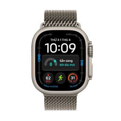 Apple Watch Ultra 4 49mm GPS + Cellular - Viền Titan dây Milan size M 2