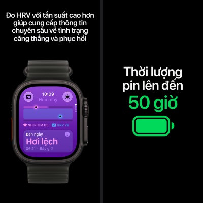 Apple Watch Ultra 4 49mm GPS + Cellular - Viền Titan dây Milan size S 5