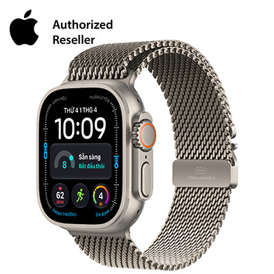 Apple Watch Ultra 4 49mm GPS + Cellular - Viền Titan dây Milan size S | Chính hãng Việt Nam