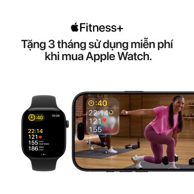 Apple Watch Series 12 42mm GPS + Cellular - Viền Titan, Dây Cao Su Size M/L 9