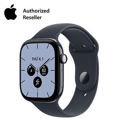 Apple Watch Series 12 46mm GPS + Cellular - Viền Gốm, Dây Cao Su Size M/L Xanh Đêm