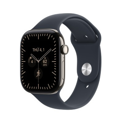 Apple Watch Series 12 46mm GPS + Cellular - Viền Titan, Dây Cao Su Size S/M 1