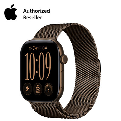 Apple Watch Series 12 46mm GPS - Viền Nhôm, Dây Milan Size S/M Đồng Đậm