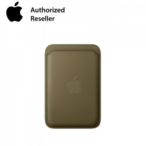 Ví Vải Tinh Dệt MagSafe cho iPhone 2026 Xanh olive đậm