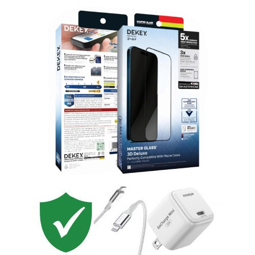 Combo VIP iPhone 14 Pro cũ (Cốc 20W+Cáp C to L Innostyle+Dán DEKEY+VIP 1 đổi 1 12 Tháng)