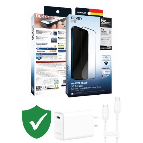 Combo VIP iPhone 15 Pro Max cũ (Cốc 30W+Cáp C to C MOPHIE+Dán DEKEY+VIP 1 đổi 1 12 Tháng)