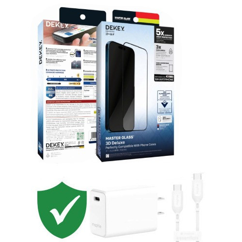 Combo VIP iPhone 16 Pro Max cũ (Cốc 30W+Cáp C to C Mophie+Dán Dekey+VIP 1 đổi 1 12 Tháng)