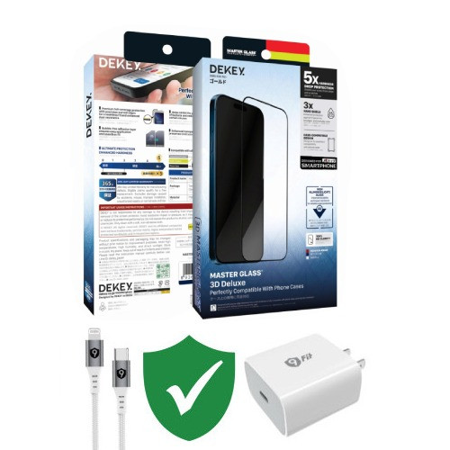 Combo VIP iPhone 12/12 Pro Max cũ (Cốc 20W+Cáp C to L 9FIT+Dán DEKEY+VIP 1 đổi 1 12 Tháng)