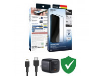 Combo VIP iPhone 12/12 Pro cũ (Cốc 20W+Cáp C to L Aukey+Dán DEKEY+VIP 1 đổi 1 12 Tháng)