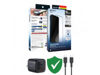 Combo VIP iPhone 15 Pro Max cũ (Cốc 20W+Cáp C to C Aukey+Dán Dekey+VIP 1 đổi 1 12 Tháng)