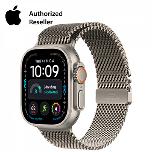 Apple Watch Ultra 4 49mm GPS + Cellular - Viền Titan dây Milan size L | Chính hãng Việt Nam
