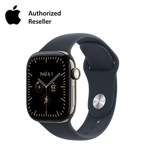 Apple Watch Series 12 42mm GPS + Cellular - Viền Titan, Dây Cao Su Size M/L | Chính hãng Việt Nam