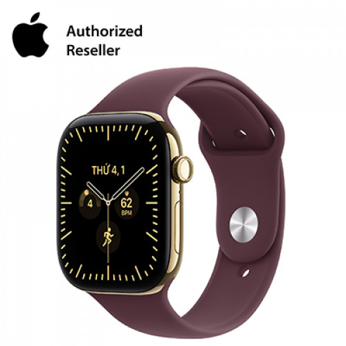 Apple Watch Series 12 46mm GPS + Cellular - Viền Titan, Dây Cao Su Size M/L | Chính hãng Việt Nam