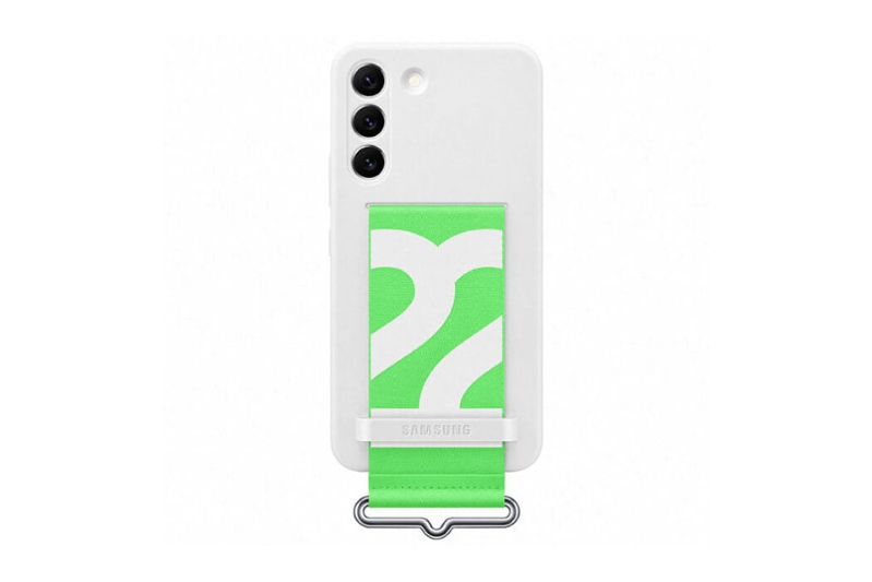 Ốp lưng Samsung S22 5G Silicon kèm dây đeo chính hãng thời trang