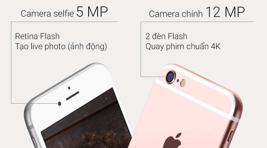 Apple iPhone 6S Lock 16GB cu co thiet ke sang trong thoi thuong