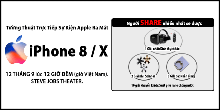 tuong thuat truc tiep le ra mat iphone 8 x hinh anh 1