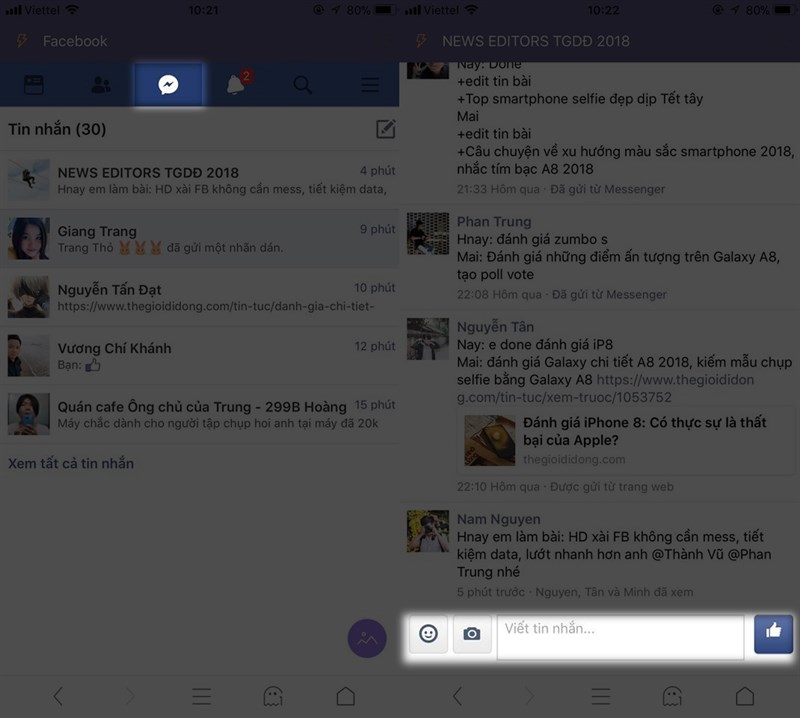 meo su dung facebook khong can phai dat messenger anh 3