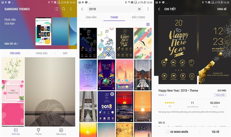 cach thay doi giao dien smartphone de don năm moi 2018 hinh anh 2