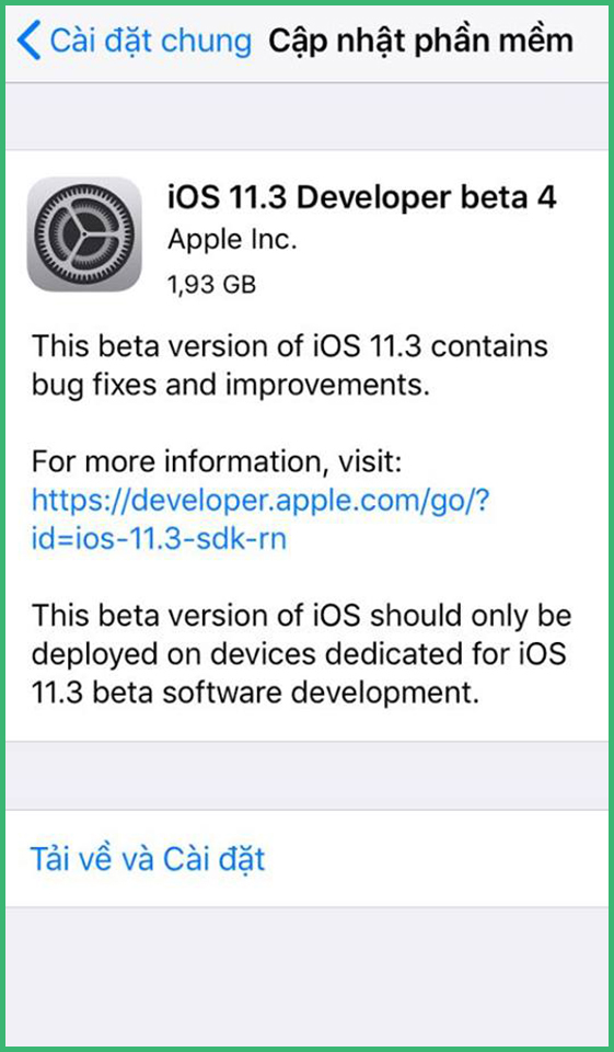 ios 11 3 beta 4 chinh thuc ra mat hinh anh 2