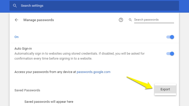 thu thuat xuat mat khau tren google chrome thanh file van ban hinh anh 3