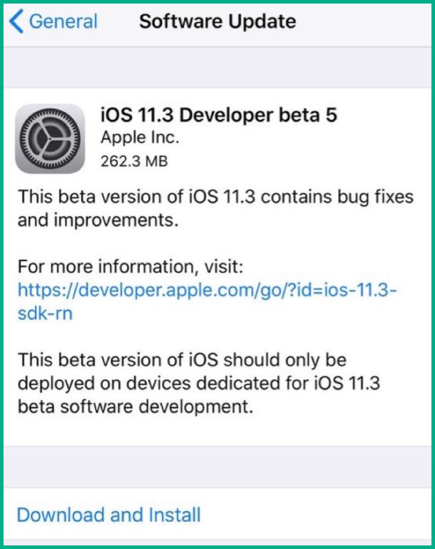 Apple giới thiệu iOS 11.3 beta 5 và cách cập nhật lên phiên bản này apple gioi thieu ios 11 3 beta 5 va cach cap nhat hinh anh 1