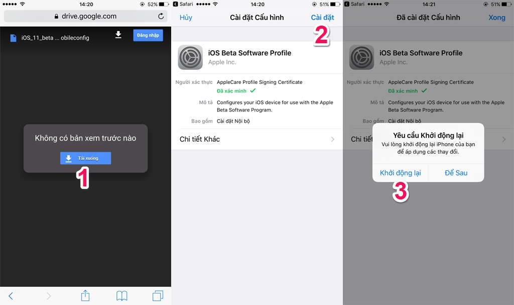 Cài đặt iOS Beta Software Profile để cập nhật iOS 11.3 beta 5 apple gioi thieu ios 11 3 beta 5 va cach cap nhat hinh anh 2