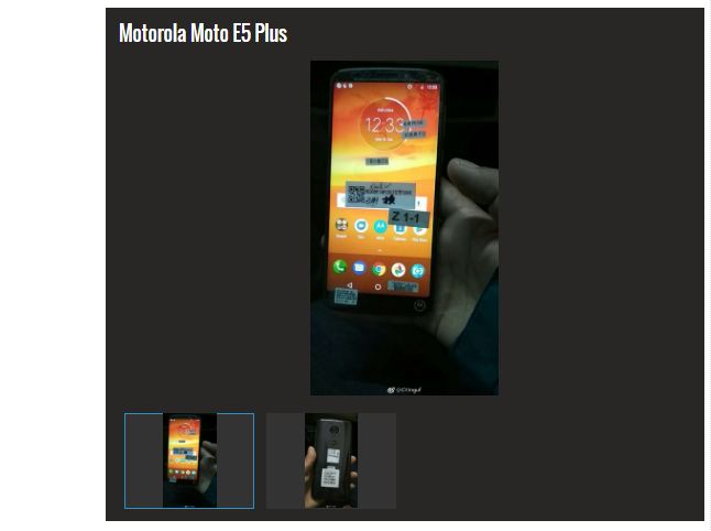 moto e5 plus
