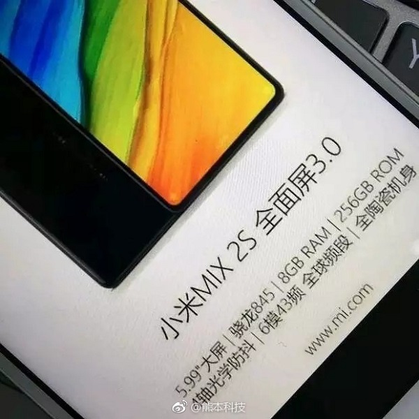 cau hinh sieu khung cua xiaomi mi mix 2s hinh anh 1