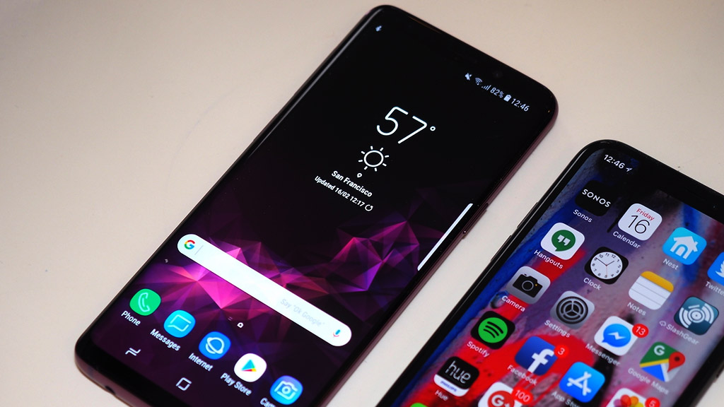 phim tat tren galaxy s9