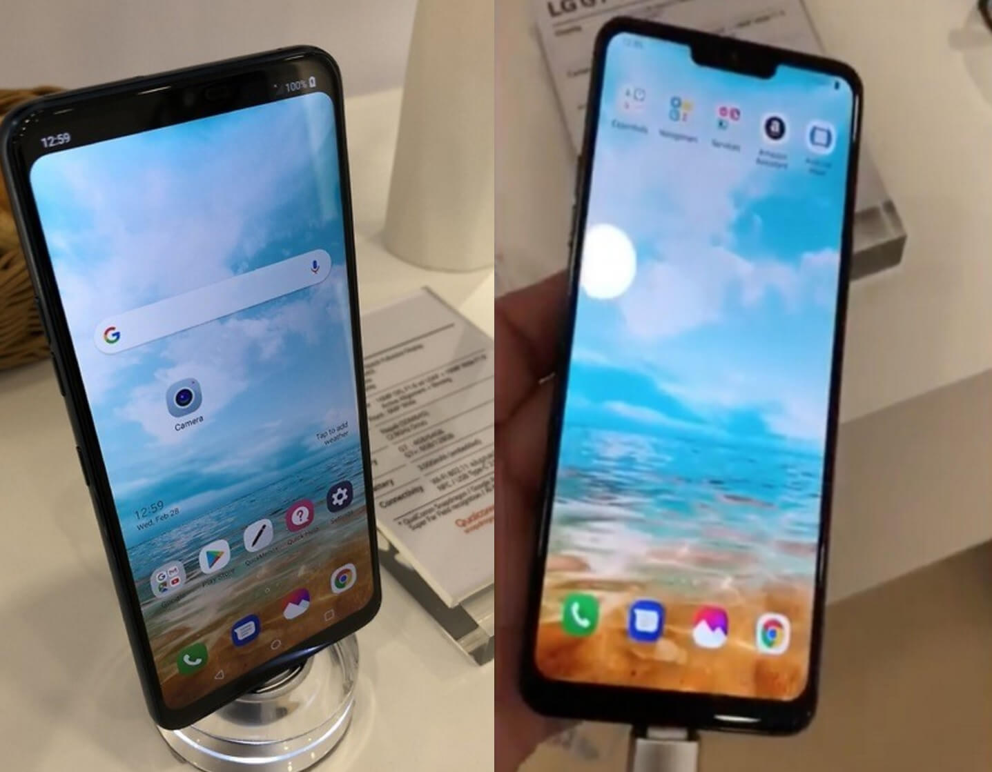 Hình ảnh thực tế của LG G7 LG G7- Những thông tin mới về cấu hình và thiết kế