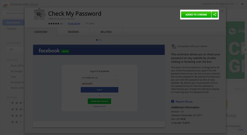 Cách xem lại mật khẩu đã lưu trên Google Chrome bước 1 cach xem lai mat khau da luu tren facebook hinh anh 1