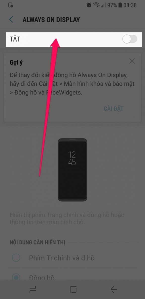 cach cai anh dong tren man hinh always on display hinh anh 2