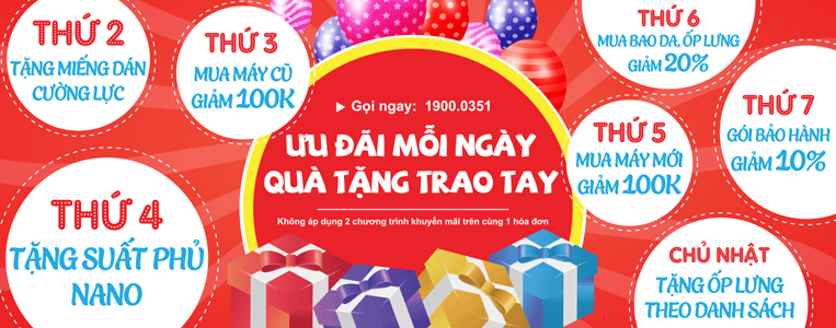 uu dai moi ngay qua tang trao tay