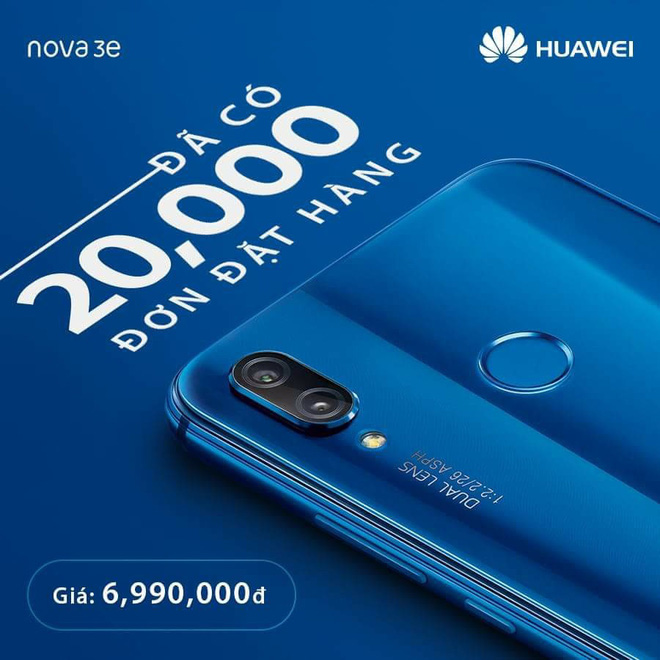huawei nova 3e chinh thuc toi viet nam ngay 7/4