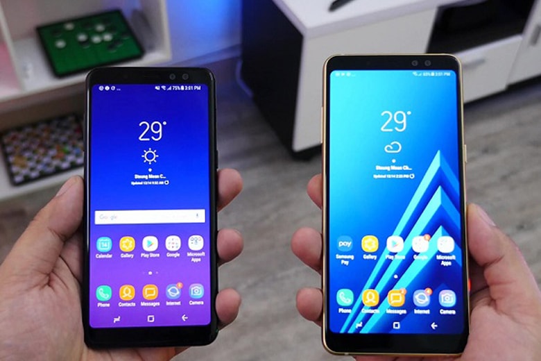 thong tin ve galaxy a6, a6 plus con lai giua galaxy a va galaxy j