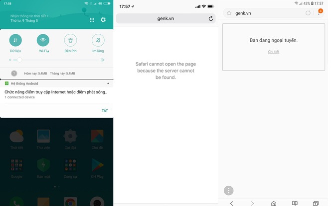 xiaomi redmi note 5 ca chinh hang va xach tay khong the phat wifi