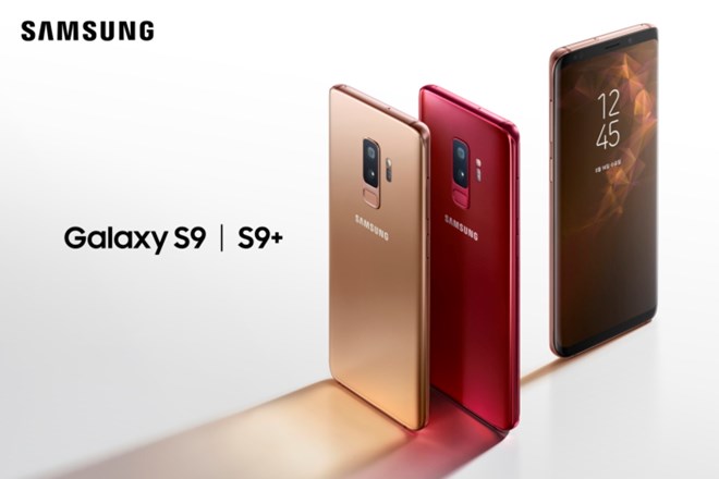 thang 6 nay galaxy s9, s9+ màu vang se den viet nam