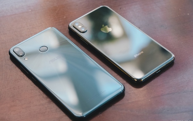 zenphone 5 - iphone x thu nho danh cho thi truong tam trung