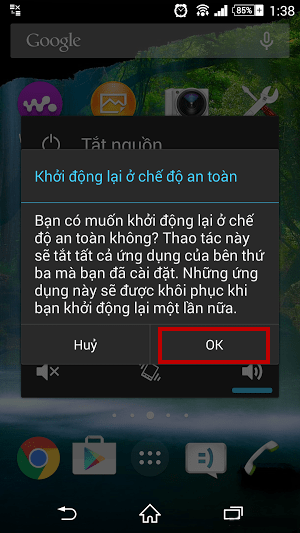 meo bat tat che do an toan safe mode tren dien thoai android nhanh chong hinh anh 1