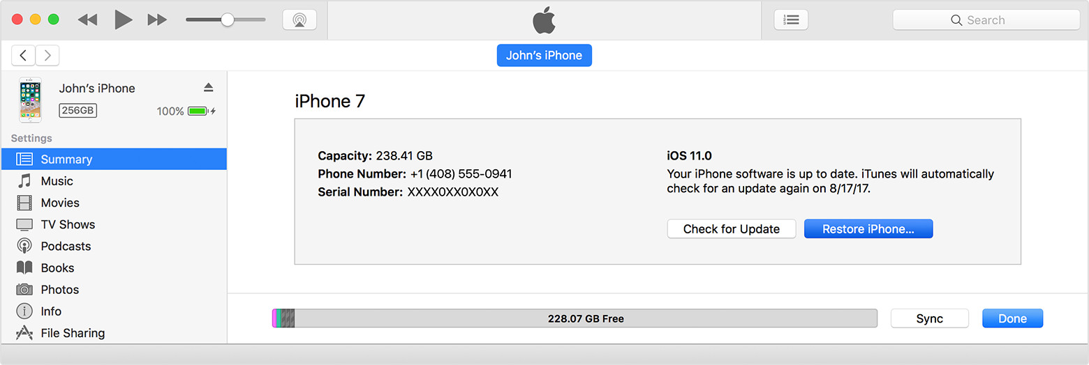 sử dụng itunes
