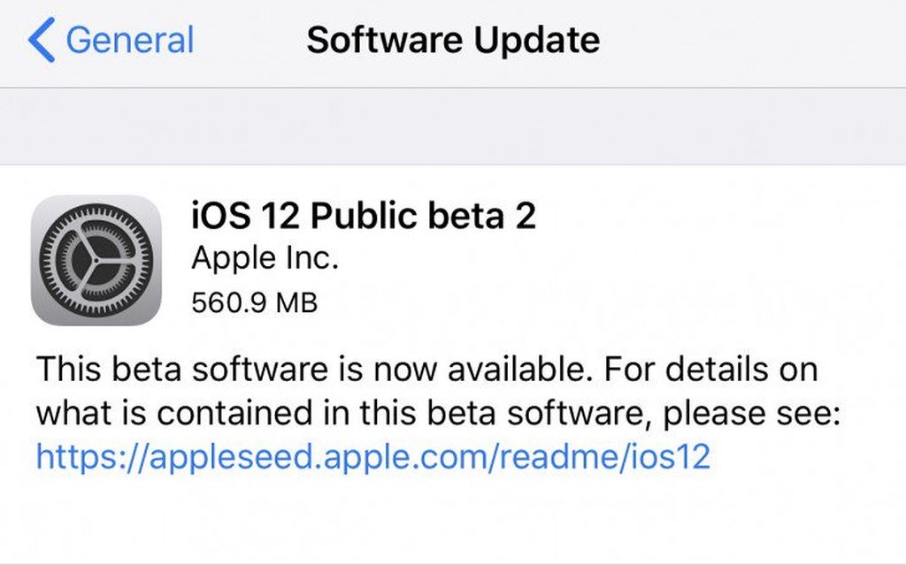 ios 12 public beta 2 da chinh thuc phat hanh