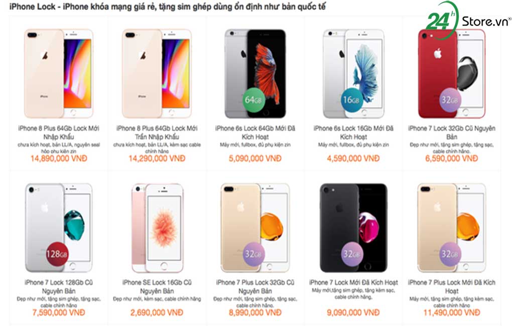 iphone lock - chiec dien thoai qua te không dang de mua?