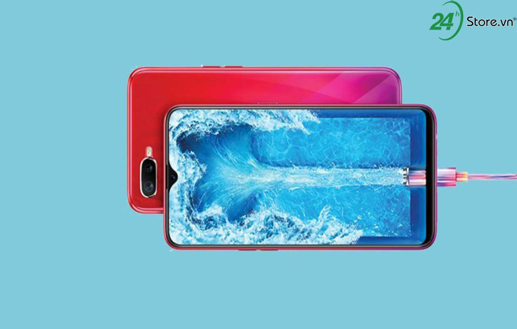 oppo f9 pro lo dien thiet ke doc dao, sac sieu nhanh, camera kep