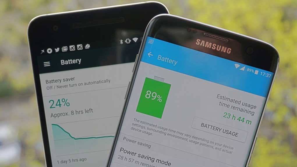 kiểm tra tình trạng pin trên android