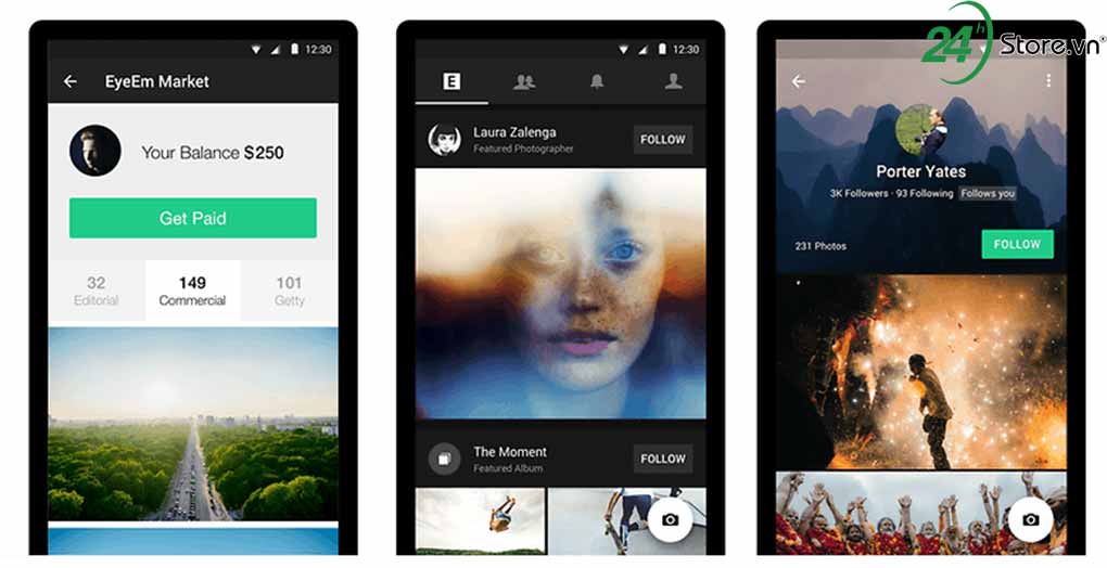 Eyeem 5 app chinh mau film dep lung linh3